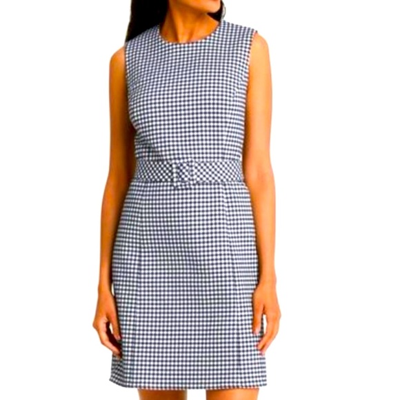 NWT Draper James Sadie Shift Dress Black Gingham - Picture 1 of 11